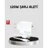AsilTech 120W Hızlı Şarj Başlığı Ultra Güçlü Type-C Adaptör Kablo Dahil