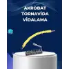 AsilTech 12’li Akrobat Bits Vidalama Seti Esnek Uç Çok Yönlü Kullanım