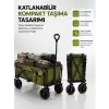 AsilTech 130 KG Taşıma Kapasiteli Katlanabilir Wagon Taşıma Arabası