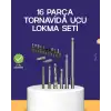 AsilTech 16 Parça Bits ve Adaptör Seti Vidalama Tamir Bakım Seti