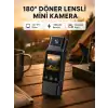 AsilTech 180° Döner Lensli Mini Kamera 1080P Full HD Hareket Algılama 1200mAh