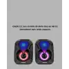 AsilTech 2+1 RGB LED Işıklı Güçlü Bas Sistemli Bilgisayar Hoparlörü