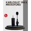 AsilTech 20 Metre Menzilli Kablosuz Yaka Mikrofonu Gürültü Engelleyici