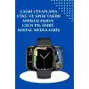 AsilTech 2025 Model Akıllı Saat ve 2.Nesil TWS Bluetooth Kulaklık ANC Özelliği Amoled Ekran