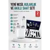 AsilTech 2025 Model Akıllı Saat ve 2.Nesil TWS Bluetooth Kulaklık Yüksek Ses Kaliteli