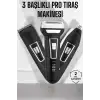 AsilTech 3 Başlıklı Profesyonel Tıraş Makinesi
