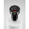 AsilTech 3 Portlu Araç İçi Şarj Adaptörü Çift PD Type-C ve QC3.0 USB Çıkışlı