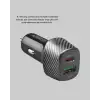 AsilTech 38W Araç Şarj Cihazı Type-C PD USB Hızlı Şarj Çift Port