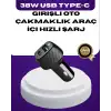 AsilTech 38W Çift Çıkışlı Araç Şarj Cihazı – Type-C ve USB PD Destekli