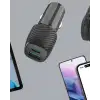 AsilTech 38W Çift Çıkışlı Araç Şarj Cihazı – Type-C ve USB PD Destekli
