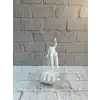 AsilTech 3D El Üzerinde İnsan Figürü Beyaz Minimal Masa Üstü Dekor