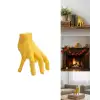 AsilTech 3D Modern Sarı El Biblo 17x16 cm Ev ve Ofis Dekorasyonu