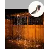 AsilTech 3x3 Metre Perde LED Işık – Parti ve Bahçe Dekorasyonu Yeni Nesil