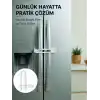 AsilTech 4 Adet Dolap ve Kapak Emniyet Kilidi Evde Güvenli Kullanım İçin Yeni Nesil