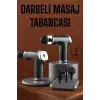 AsilTech 4 Başlıklı Darbeli Şarjlı Masaj Aleti Tabancası Kablosuz