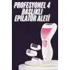 AsilTech 4 Başlıklı Lazer Öncesi Kısaltma Epilasyon Aleti Epilatör Çok Amaçlı