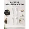 AsilTech 4lü Çocuk Güvenlik Dolap ve Çekmece Kilidi