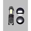 AsilTech 4 Modlu USB Şarjlı LED El Feneri Kamp ve Outdoor