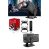 AsilTech 4K Android Smart Wi-fi Çift Kollu Projeksiyon Game Box Kumandalı Taşınabilir