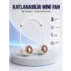 AsilTech 5 Kanatlı Sessiz Mini Fan 3 Vitesli Katlanabilir Asılabilir