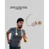 AsilTech 5 Kanatlı Sessiz Mini Fan 3 Vitesli Katlanabilir Asılabilir