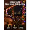 AsilTech 5 Metre Şeffaf Kablo LED Peri Işığı 50 Ampullü Dekoratif Led Yeni Nesil
