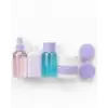 AsilTech 5 Parça Şeffaf Seyahat Kozmetik Seti 30 ml