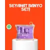 AsilTech 5 Parça Seyahat Kişisel Bakım Seti Şişe Sprey Krem Kutulu