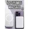 AsilTech 5000 Mah İOS Uyumlu Magsafe Kablosuz Şarj Hızlı Şarj Desteği