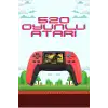 AsilTech 520 Retro Oyunlu El Konsolu Atari Oyun Konsolu Taşınabilir