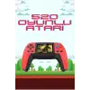 AsilTech 520 Retro Oyunlu El Konsolu Atari Oyun Konsolu Taşınabilir