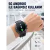 AsilTech 5G Android Akıllı Saat AMOLED Ekran SIM Kart Destekli Kameralı