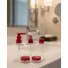 AsilTech 5’li Seyahat Boy Kozmetik Şişe Seti 30 ml Çantalı Organizer