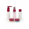 AsilTech 5’li Seyahat Boy Kozmetik Şişe Seti 30 ml Çantalı Organizer