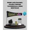 AsilTech 5V USB Akıllı Piksel LED Panel – Mobil Uygulama Kontrollü, Renkli Işık Efektli