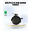 AsilTech 6 cm Kilitli Tekerlek Ayak Tek Adet