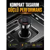 AsilTech 60W Araç İçi Hızlı Şarj Adaptörü Çift USB-C PD ve USB-A QC3.0