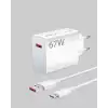 AsilTech 67 Watt Hızlı Şarj Adaptörü Samsung S20 S21 S22 S23 Uyumlu