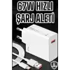 AsilTech 67W Şarj Aleti Turbo Hızlı Type-C Şarj
