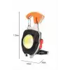 AsilTech 7 Modlu Mini Led Lamba Anahtarlık USB Şarjlı Kamp İçin Taşınabilir