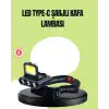 AsilTech 800 Lumen Çok Fonksiyonlu LED Kafa Lambası Type C Şarjlı