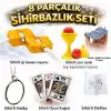 AsilTech 8’li Sihirbazlık Seti (Kibrit, Defter, Halka, Kupa, İp, 3’lü Kart)