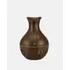 AsilTech Ahşap Desenli Aromaterapi Difüzör 130 ml Ultrasonik ve 7 Renk LED Işıklı