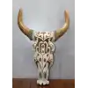 AsilTech Ahşap Duvara Asmalı Bufalo Kafası
