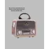 AsilTech Ahşap Nostaljik Radyo Bluetooth USB SD Kart Destekli