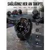 AsilTech Akıllı Saat 2024 Model Arama Cevaplayan Uyku ve Sağlık Takibi