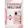 AsilTech Akıllı Saat Amoled Ekran 3 Kordonlu Aksesuar Hediyeli Sesli Görüşme