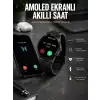 AsilTech Akıllı Saat Amoled Ekran 3 Kordonlu NFC Ve GPS Uyumlu