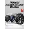 AsilTech Akıllı Saat Amoled Ekran Bluetooth Bağlantılı Sesli Görüşme Nabız Ölçer