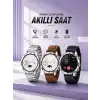 AsilTech Akıllı Saat Bildirim Görme Sesli Görüşme Çoklu Kordon GPS Takibi